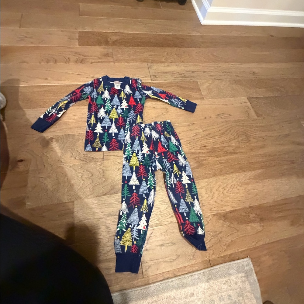 Hanna Andersson Multicolor Tree Print Kids Pajamas